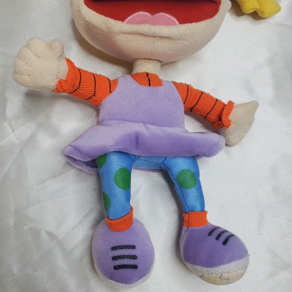 Angelica Rugrats Classic Plush Doll HTF With open Mouth And Teeth 12" - Picture 4 of 6